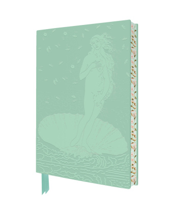 Naptár/Határidőnapló Sandro Botticelli: The Birth of Venus Artisan Art Notebook (Flame Tree Journals) 