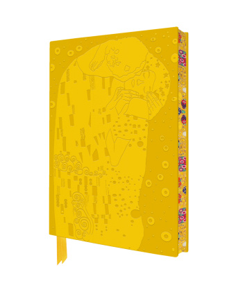 Kalendarz/Pamiętnik Gustav Klimt: The Kiss Artisan Art Notebook (Flame Tree Journals) 