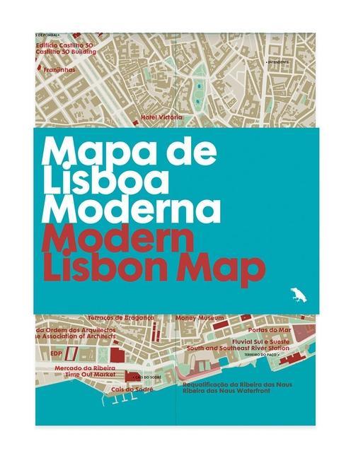 Materiale tipărite Modern Lisbon Map 