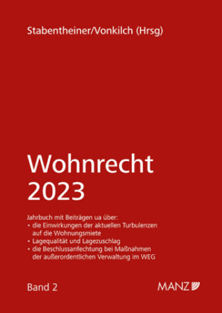 Boek Wohnrecht 2023 Johannes Stabentheiner