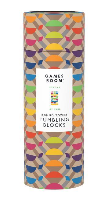 Game/Toy Round Tower Tumbling Blocks 