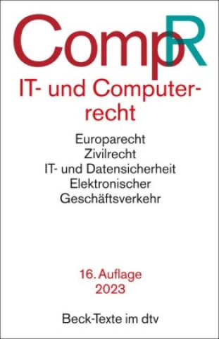 Kniha IT- und Computerrecht Jochen Schneider