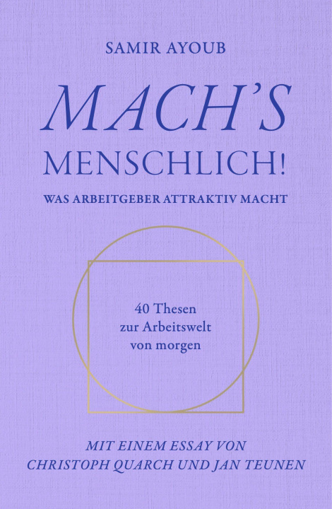 Kniha MACH'S MENSCHLICH! 