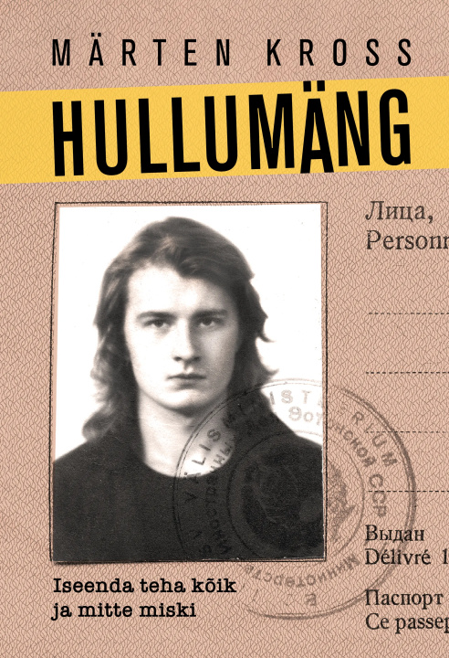 Knjiga Hullumäng Märten Kross