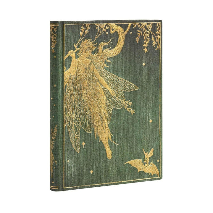 Naptár/Határidőnapló Hardcover Notizbuch Olive Fairy Midi Unliniert 