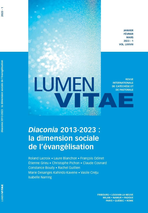 Livro Lumen Vitae revue Routhier