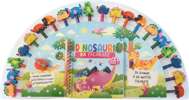 Kniha Dinosauri da colorare 