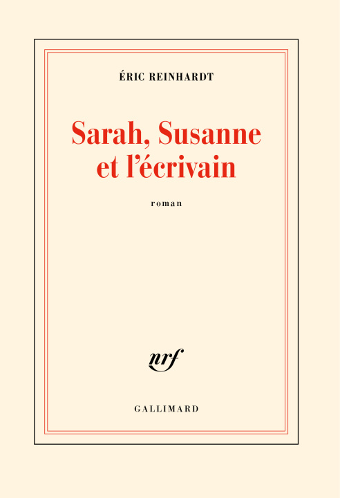 Könyv Sarah, Susanne et l'écrivain Reinhardt