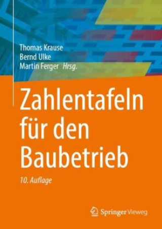 Könyv Zahlentafeln für den Baubetrieb Thomas Krause