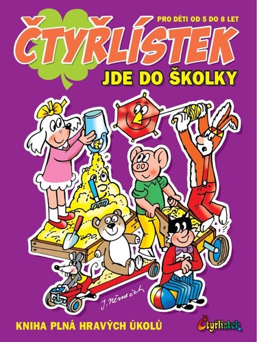 Book Čtyřlístek jde do školky Jaroslav Němeček