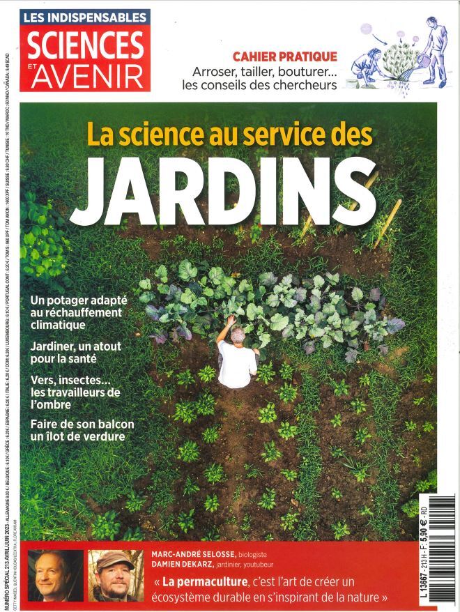 Książka Sciences et Avenir HS n°213 :  La Science au service des jardins - Avril-Juin 2023 