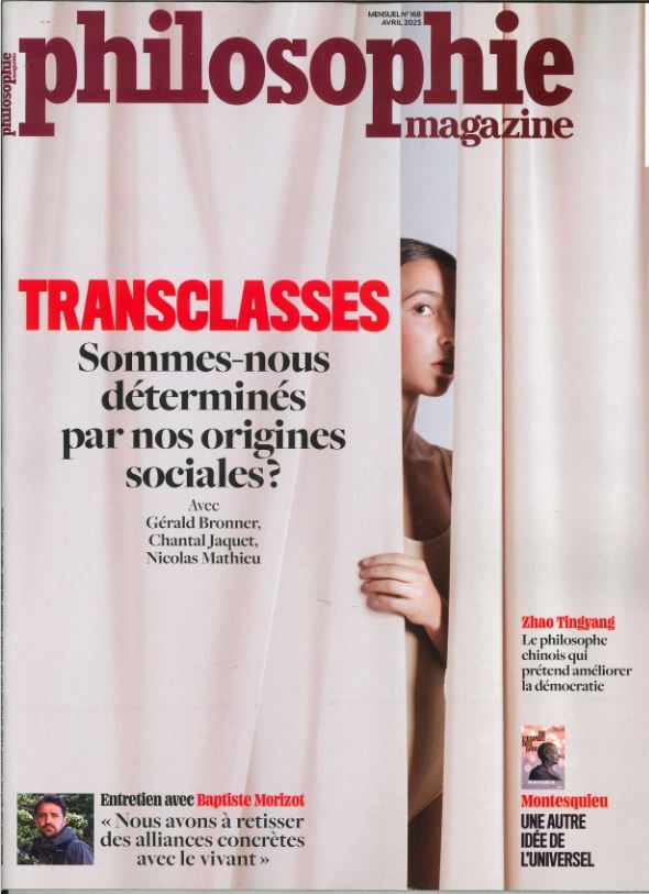 Könyv Philosophie Magazine N°168 : Transclasses - avril 2023 