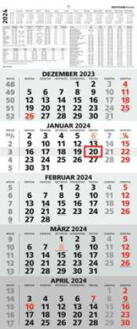 Kalender/Terminbuch 5-Monatskalender 2024 30x71,8 