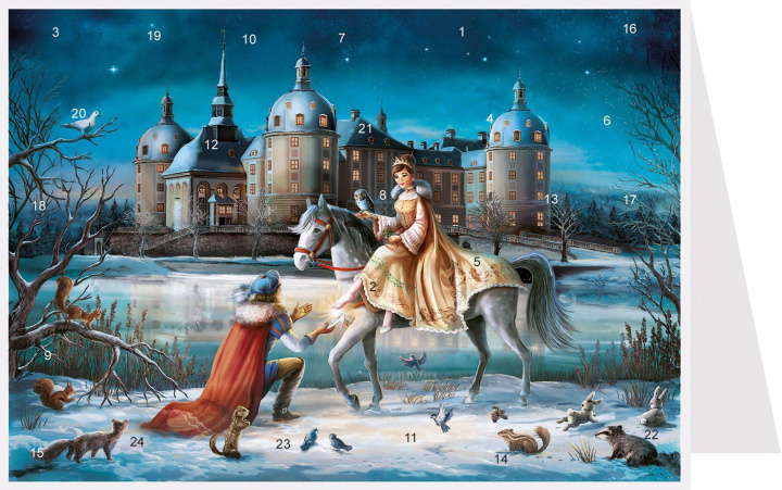 Kalendarz/Pamiętnik Postkarten-Adventskalender "Moritzburg" Sellmer Verlag