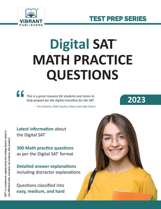Kniha Digital SAT Math Practice Questions 