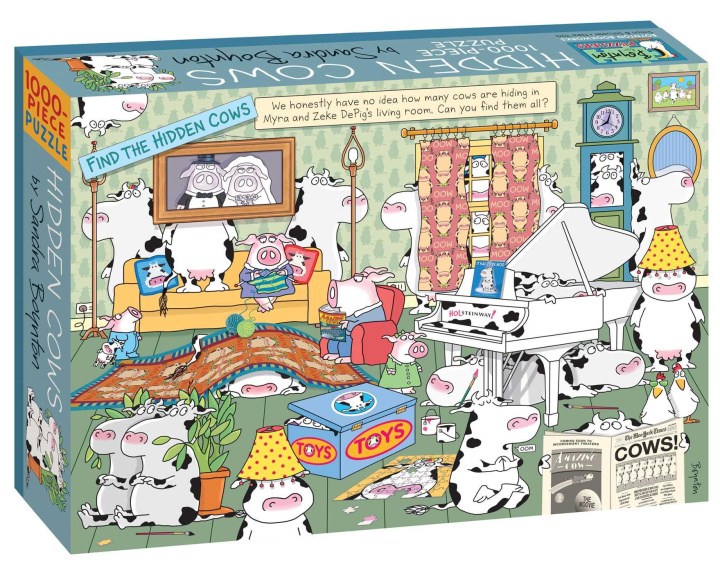 Könyv Hidden Cows: 1000-Piece Puzzle Sandra Boynton