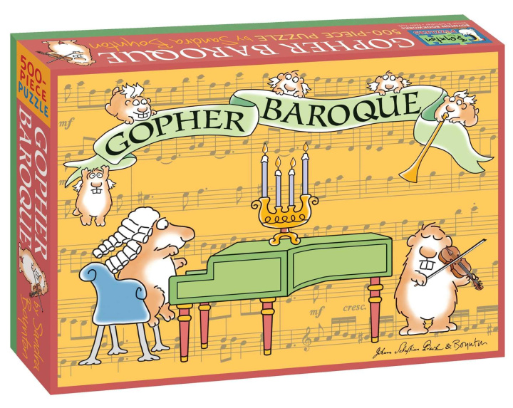 Kniha Gopher Baroque: 500-Piece Puzzle Sandra Boynton