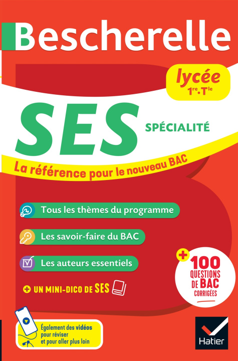 Βιβλίο Bescherelle SES lycée (1re, Tle) - Nouveau bac Sarah Conquer