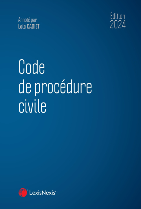Carte Code de procédure civile 2024 Loïc Cadiet