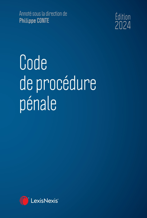 Kniha Code de procédure pénale 2024 Professeur Philippe Conte (sous dir.)