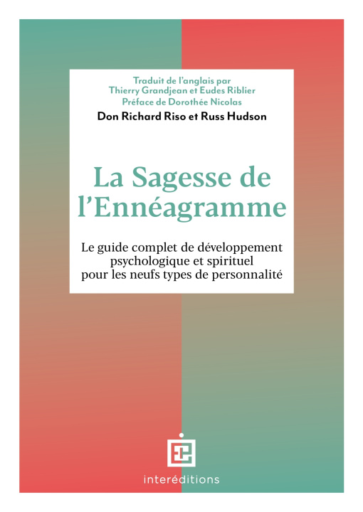 Kniha La Sagesse de l'Ennéagramme Don Richard Riso