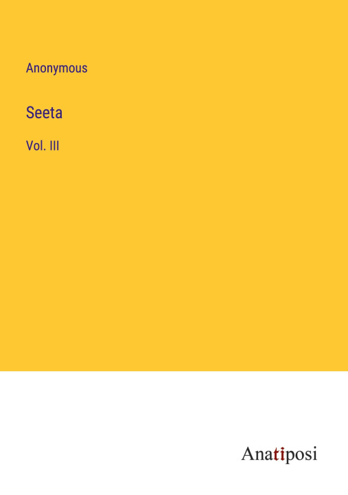 Knjiga Seeta Anonymous