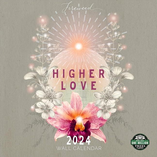 Naptár/Határidőnapló Fireweed 2024 Calendar Amber Lotus