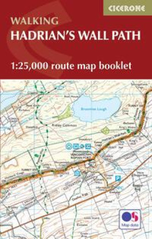 Carte Hadrian's Wall Path Map Booklet Mark Richards