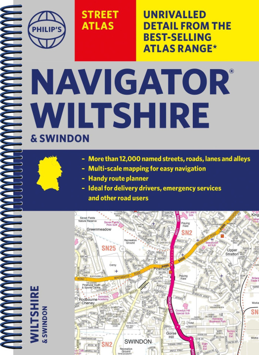 Kniha Philip's Navigator Street Atlas Wiltshire and Swindon Philip's Maps