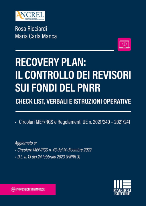 Kniha Recovery plan: il controllo dei revisori sui fondi del PNRR Maria Carla Manca