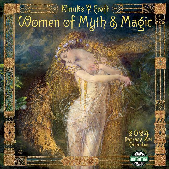 Kalendář/Diář Women of Myth & Magic 2024 Calendar Kinuko Y. (Kinuko Y. Craft) Craft