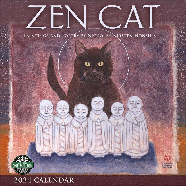 Naptár/Határidőnapló ZEN Cat 2024 Calendar Nicholas (Nicholas Kirsten-Honshin) Kirsten-Honshin