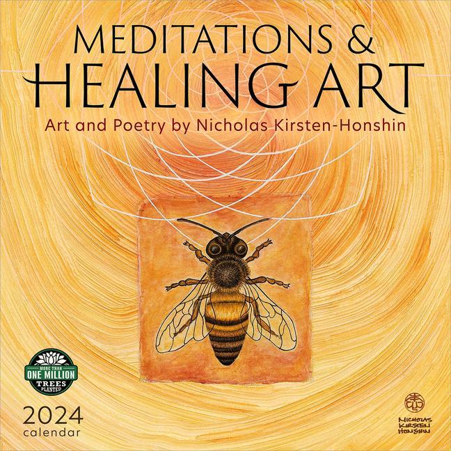 Calendar/Diary Meditations & Healing Art 2024 Calendar Nicholas (Nicholas Kirsten-Honshin) Kirsten-Honshin