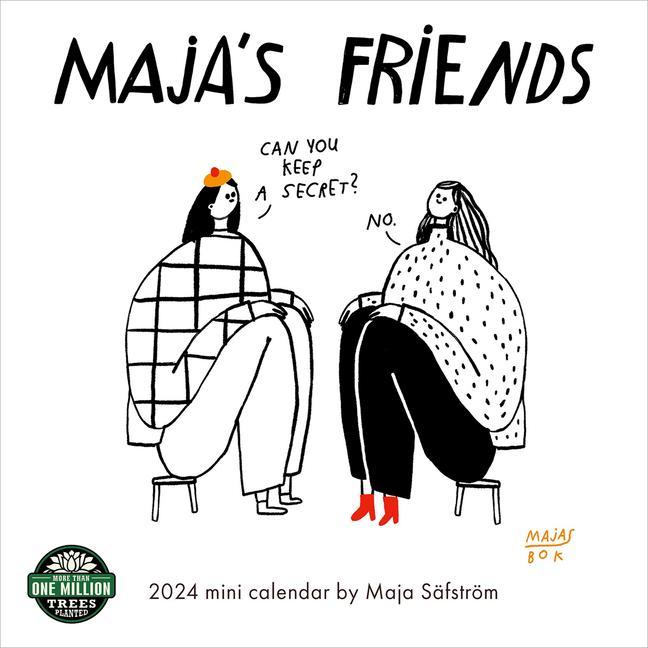 Calendar / Agendă Maja'S Friends 2024 Mini Calendar Maja (Maja Safstrom) Safstrom