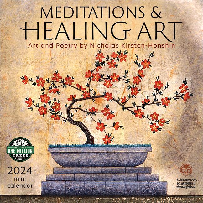 Calendar / Agendă Meditations and Healing Art 2024 Mini Calendar Nicholas (Nicholas Kirsten-Honshin) Kirsten-Honshin