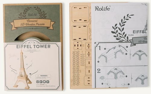 Game/Toy Dřevěné 3D puzzle Eifellova věž 