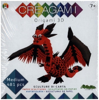 Joc / Jucărie CREAGAMI - Origami 3D Drachen 481 Teile 