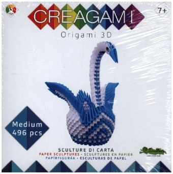 Játék CREAGAMI - Origami 3D Schwan 496 Teile 