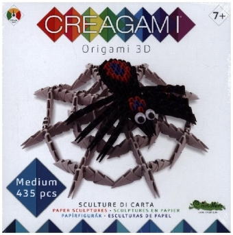 Hra/Hračka CREAGAMI - Origami 3D Spinne 435 Teile 