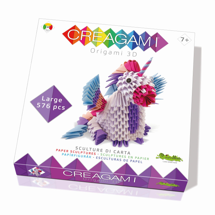 Hra/Hračka CREAGAMI - Origami 3D Einhorn 576 Teile 