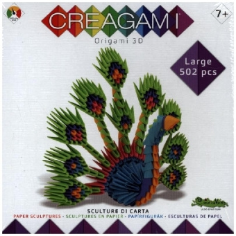 Hra/Hračka CREAGAMI - Origami 3D Pfau 502 Teile 