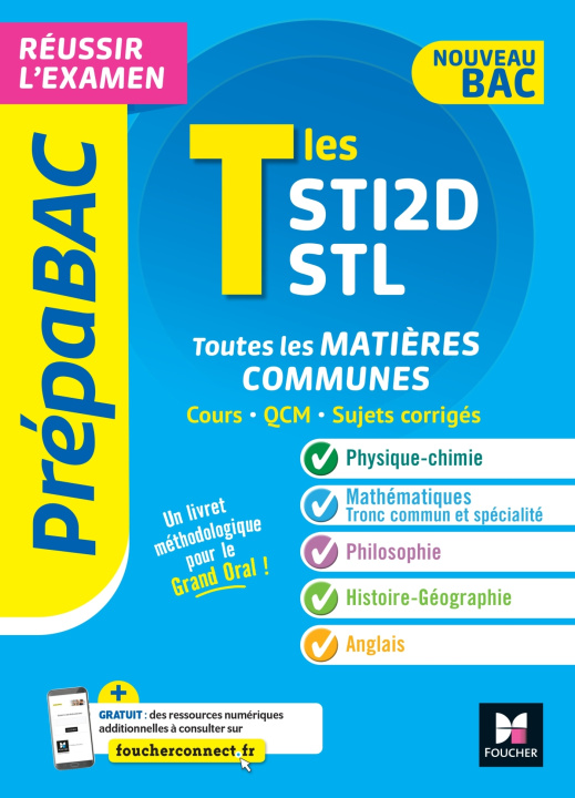 Livro PREPABAC - Toute la terminale STI2D/STL - Contrôle continu et épreuves finales - Révision Audrey Bebert-Mion