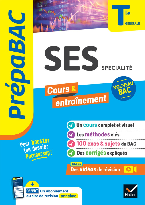 Kniha Prépabac SES Tle générale (spécialité) - Bac 2024 Séverine Bachelerie-Marteau