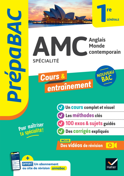 Kniha Prépabac AMC (Anglais monde contemporain) 1re générale (spécialité) Christine Bitaillou