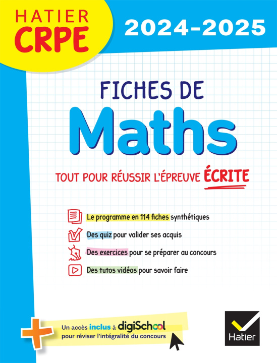 Könyv Tout le CRPE en fiches - Maths - Epreuve écrite 2023/2024 Michel Mante