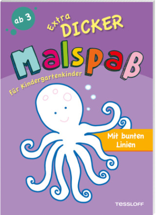 Kniha Extradicker Malspaß für Kindergartenkinder. Mit bunten Linien Sandra Schmidt