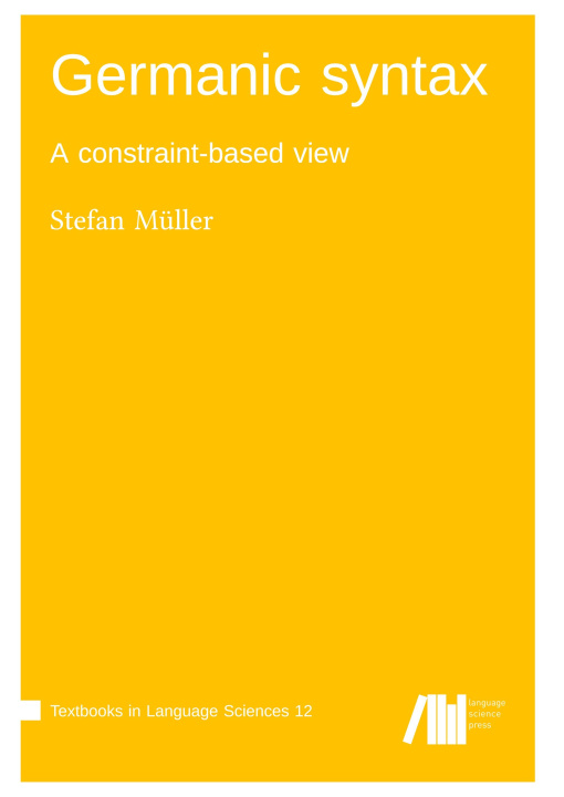 Knjiga Germanic syntax Stefan Müller