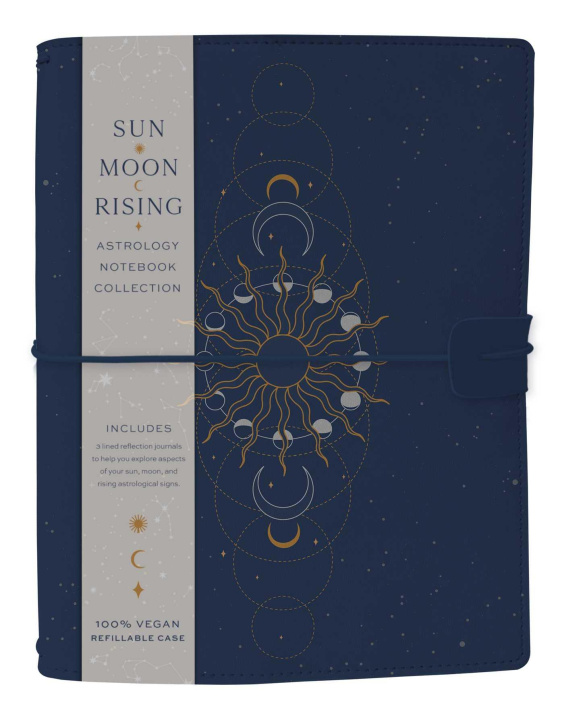Carte Sun Moon Rising Astrology Notebook Set: (Refillable Notebook) 