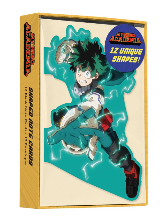 Kniha My Hero Academia: Class 1-A Boxed Die-Cut Note Cards (Set of 12) 