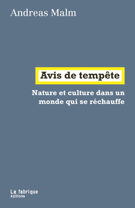 Knjiga AVIS DE TEMPETE ANDREAS MALM